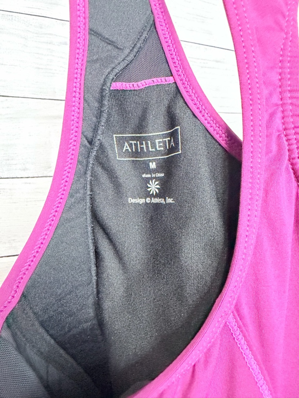 Athleta Fuchsia Racerback Workout Tank - Picture 4 of 6